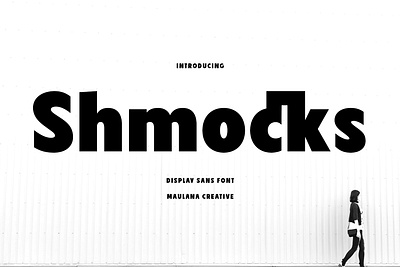 Shmocks Retro Sans Display Font animation branding design font fonts graphic design illustration logo nostalgic