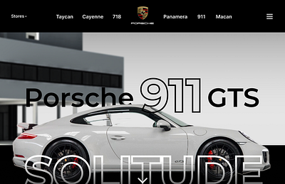 Porsche Web Design app branding car design desktop figma graphic design logo porsche ui uidesign ux uxdesign web webdesign