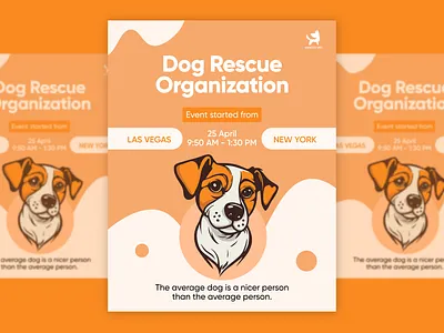 Dog rescue flyer | Flyer design | Social media design ads advertisement banner ads banners brochure catalog design dog flyer flyer flyer design graphic design indesign instagram post leaflet socia social media social media templates trifold ui web banner