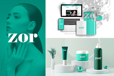 ZOR Branding Design. beauty brandidentity branding cosmetics design fashion gfxmint graphic luxury masudhridoy product salon template ui zor