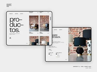 Estudio 32 Product UI Tablet / Desktop animation brand branding ecommerce figma identity product ui ux website
