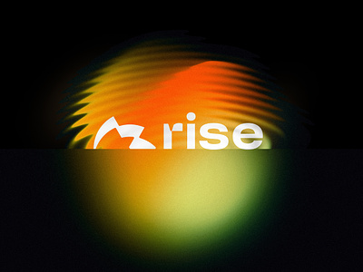 Rise®ㅤㅤ/ Logo Design a b c d e f g h i logo circle cryptocurrency design fitness geometric gym j k l m n o p q r s logo letter r logo mentor motivation nft ratio rise seo star sun typography vector