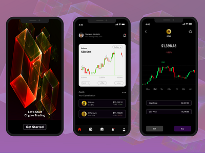 Advance Crypto Trading Mob App UI/UX Design adobe xd branding crypto mob app design figma graph graphic design home page mob app screens tranding mob app ui ui design ui kit ui trending uiux ux ux design ux trending website