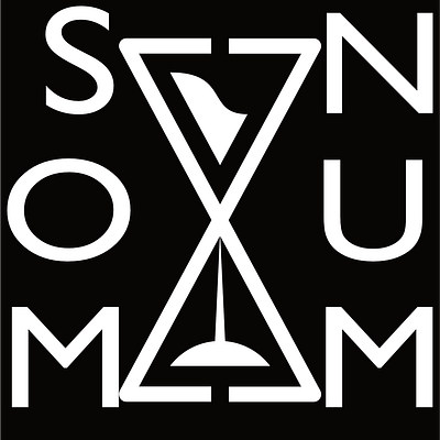 Som-Num Sleep Tracking App Logo app application branding design graphic design hour glass illustration jon orozco logo ui ux vector