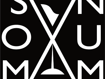 Som-Num Sleep Tracking App Logo app application branding design graphic design hour glass illustration jon orozco logo ui ux vector