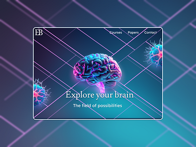 Landing Page - Neurosciences Website agile method animation branding design figma graphic design illustrator interface design landing page midjourney parallax photoshop prototyping ui web design