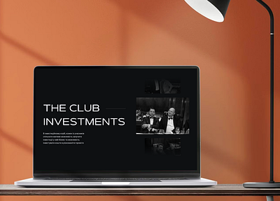 Business club black branding design figma illustration minimalizm rich ui ux web design