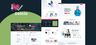 Doctio Landing Page adobe illustrator adobe photoshop animation app app design branding dashboard design figma graphic design illustration landing page logo mockup ui ui design ux web design