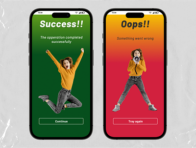 DailyUI #011 Flash Message design (success/error) (succeserror) app branding challange dailyui dailyui011 error flash flashmessage graphic design logo marketplace message shopping store success ui