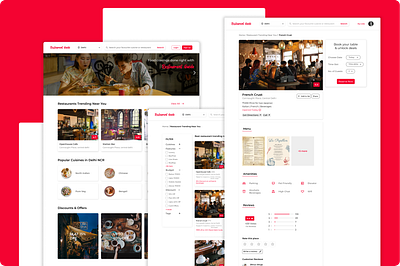 Restaurant Guide Webdesign figma ui webdesign