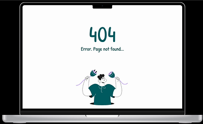 #DailyUI - GIF Error 404 404 app best design branding clean design design error error 404 error404 figma green illustration logo not found ui ui ux ux vector web webdesign