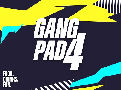 Gangpad 4 - Logo webshop vibrant modern simple shop bold branding candy colorfull cookie design drink drinks dynamic high illustration joy juice logo modern simple snacks vibrand