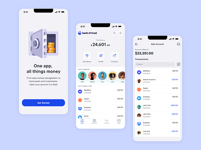 Finance - Mobile app app finance payment ui