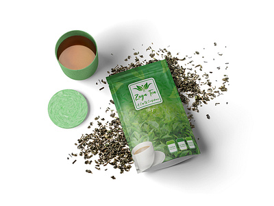 Organic Herbal Tea Pouch Label Design attractive pouch bag label bottle label cbd label coffee label food packaging herbal label label design logo organic label packaging design pouch pouch label pouch packaging pouch packaging and label product design product label product packaging supplement label tea label