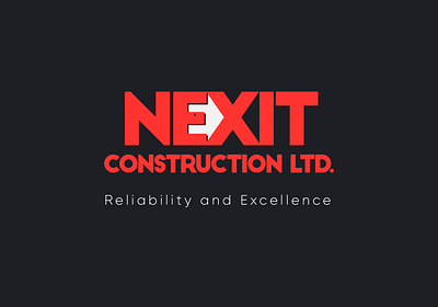 Nexit Construction Ltd. branding design graphic design icon logo vector