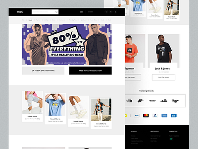 Fashion E-Commerce Landing Page cart clean ecommerce home page landing page design landingpage minimal online store product sales shop shopify shopping store ui design web web design website website design woocommerce