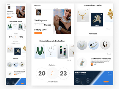 Jewellery shop design ui ux