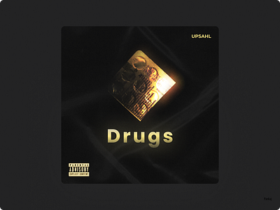 Album Cover Design album album art album cover animation art branding build design designdrug drugs gold graphic design illustration minimal motion graphics music spotify ui watchmegrow