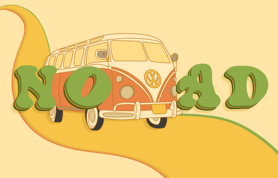 Modern Nomad car design graphic design illustration illustrator