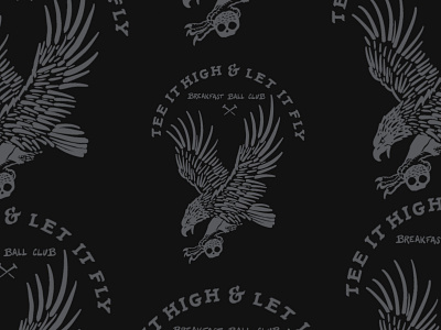 Breakfast ball club badge birds branding design eagle golf illustration logo minneapolis texture vector
