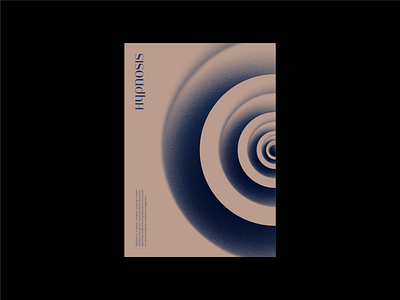 Hypnosis Poster abstract adobe illustrator circles design hypnosis hypnotic illustration minimalistic poster spiral