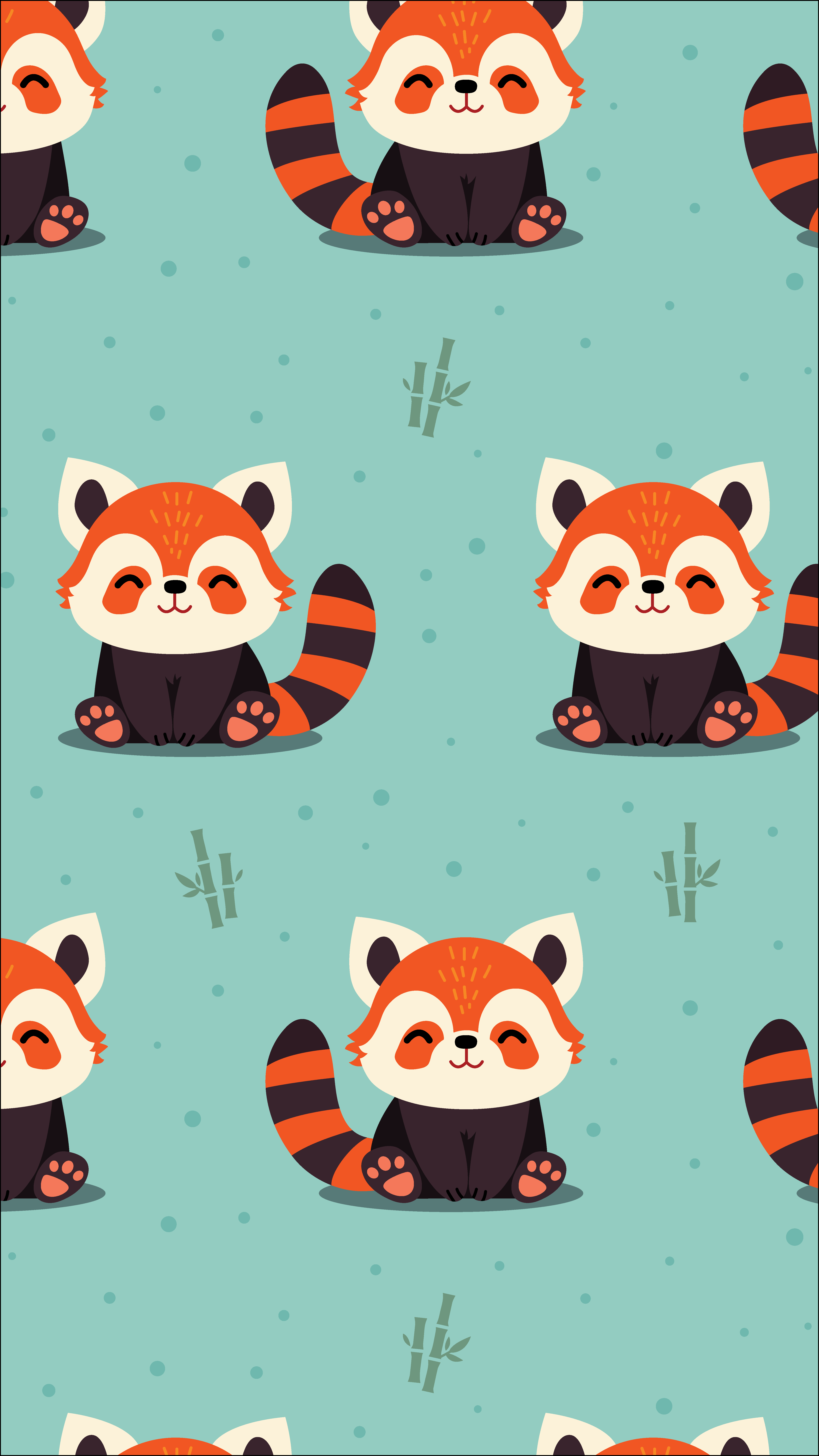 cute red panda with music note seamless pattern  Stock Illustration  87827439  PIXTA