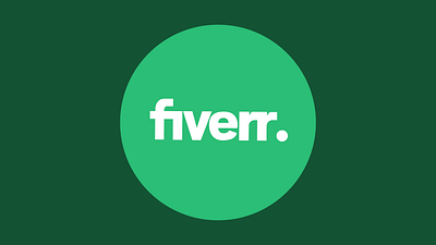 Fiverr logo animation after effects animation design fiverr logo motion graphics