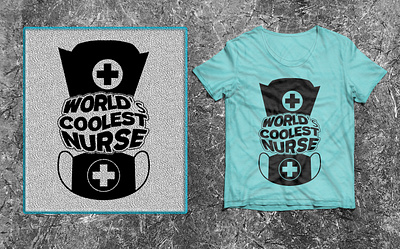 World coolest Nurse 2023 animation best 2022 branding coolest design flat graphic design minimal nurse sgv t shirt vector world