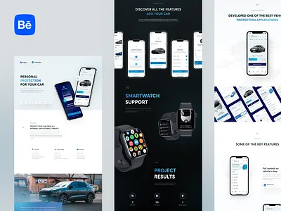 Carsana - Behance Case animation app application behance branding car case dashboard design interface product safety security signaling toglas trand transport ui ux vehicle