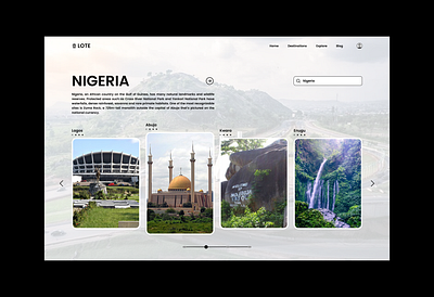 Lote Travel Website Design