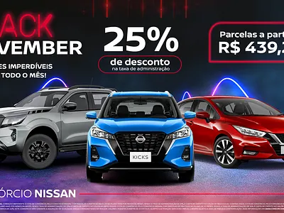 Nissan™ | Black Friday Campaign black friday branding design graphic design layout nissan