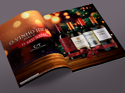 Concha Y Toro™ | Christmas - Magazine branding concha y toro design graphic design layout magazine