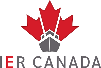 IMPORT EXPORT CANADA branding graphic design logo