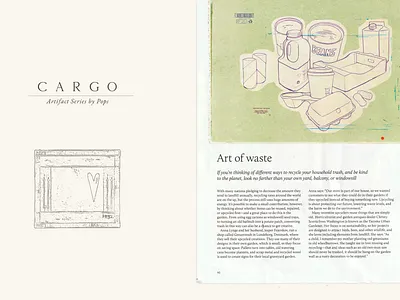 CARGO collage concept art fine art narrative design sculpture