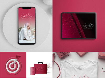 CosMetrix Branding Design. apparel beauty branding cosmetics design gfxmint graphic logo luxury masudhridoy product template ui