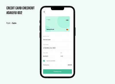 Credit card checkout app design checkout dailyui design ui uiux web design