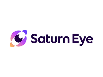 Saturn Eye Logo Concept abdullah designs animation app icon branding contemporary eye graphic design grid illustration logo logo design logodesign logotype motion graphics planet practice saturn