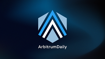 Arbitrum Daily - Brand Identity branding crypto graphic design infographic technology