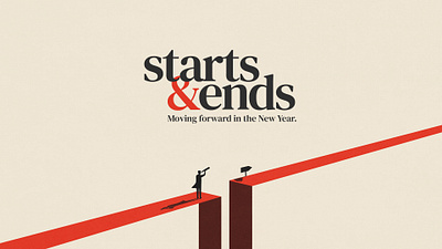 Starts and Ends church design ends forward graphic design illustration moving new year proclaim promedia reset restart series sermon sermon series starts