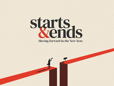 Starts and Ends church design ends forward graphic design illustration moving new year proclaim promedia reset restart series sermon sermon series starts