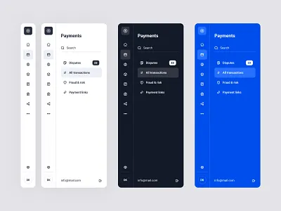 Dual-Tier Sidebar - Navigation dashboard dashboard nav minimal nav nav menu navigation product design sidenav ui user interface design ux