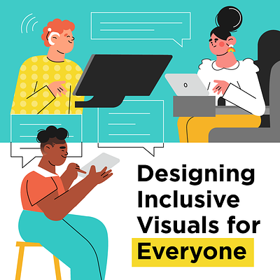 Designing Inclusive Visuals for Everyone character character design cochlear implant disability diversity illustration inclusivity people technology wheelchair