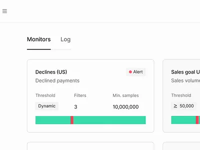 Payments Observability data product design ui ux