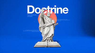 Doctrine bible christianity church church fathers church history design doctrine faith foundations graphic design proclaim promedia scripture series sermon statue students theology youth