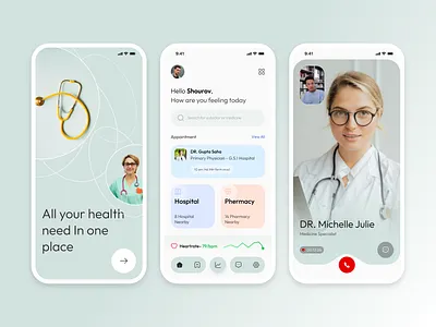 Health Care app concept app design health care ui uiux ux