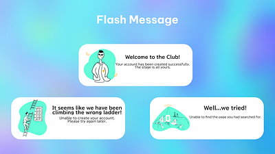 Daily UI 011 : Flash Message design graphic design illustration ui ux vector