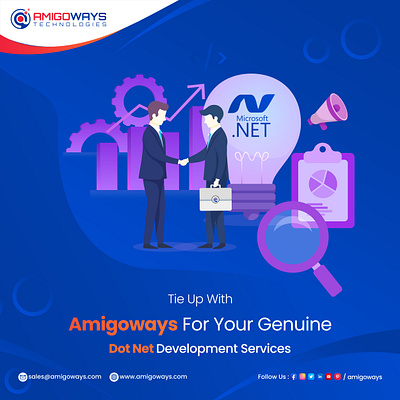 Tie Up With Amigoways For Your Genuine Dot Net Development amigoways amigowaysappdevelopers amigowaysteam
