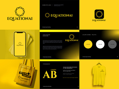 Equation AI Artificial Intellingence logo Branding adobe illustrator ai logo app logo branding business logo company logo creative logo design exclusive logo graphic design logo logo creation logo design logomark logotype modern logo professional logo social media unique logo