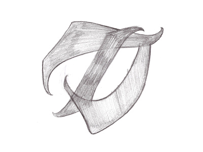 D CAP / Pencil Sketch branding graphic design lettering letters logo sketch type type design typography