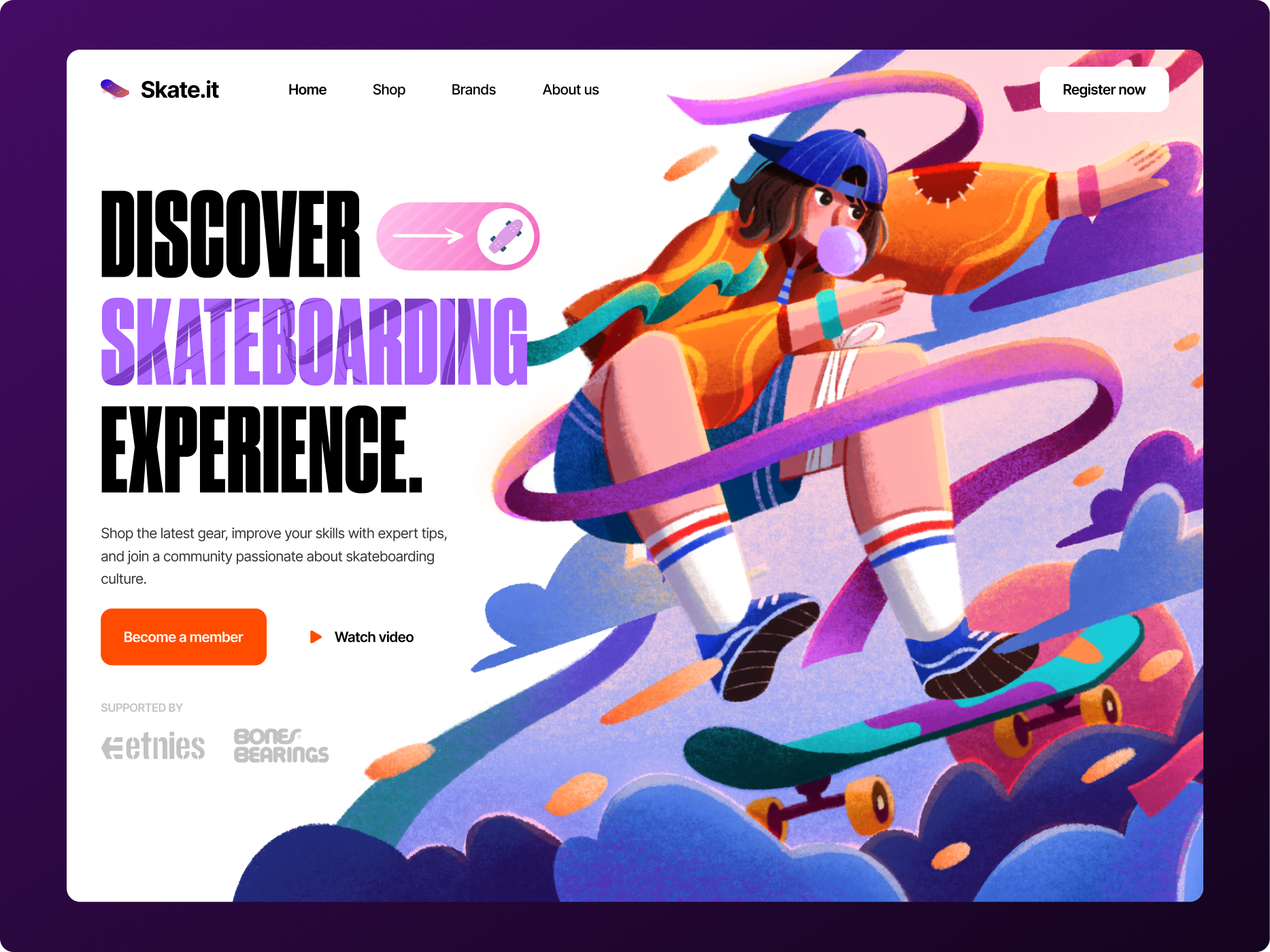 Example of Web UI Illustration, Mascot, And Mockup